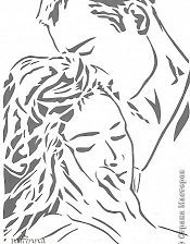 Схема вышивки «Ljubimomu»