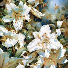 Схема вышивки «ЦВЕТЫ»