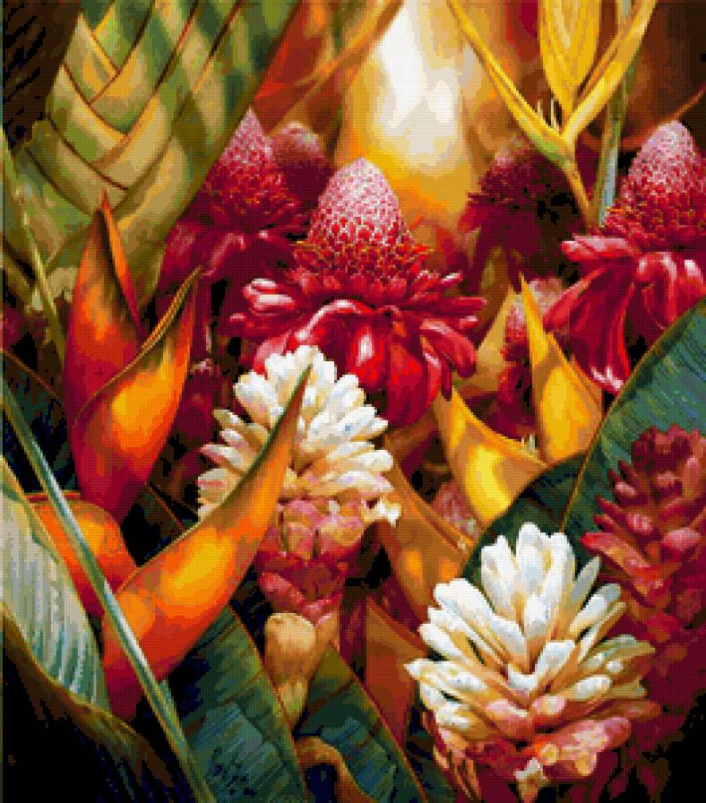 ЦВЕТЫ - природа, картина, цветы, композиция, букет - предпросмотр