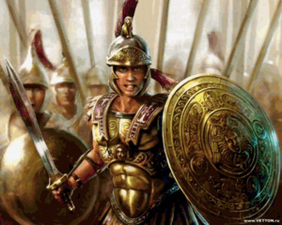 воин спартанец - фэнтази - предпросмотр