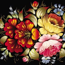 Схема вышивки «Палех»