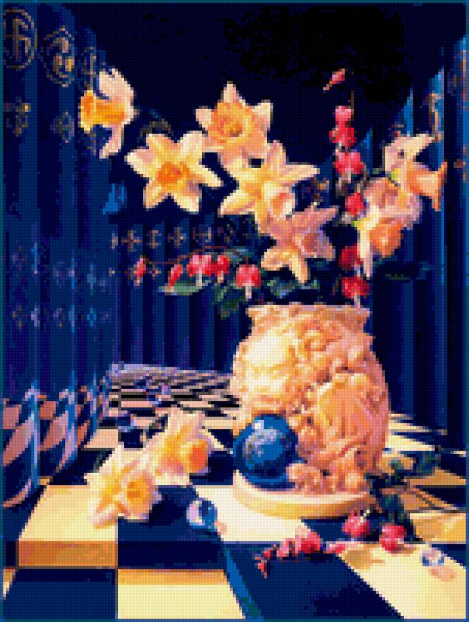 Геометрия цветов 5 - цветы - предпросмотр