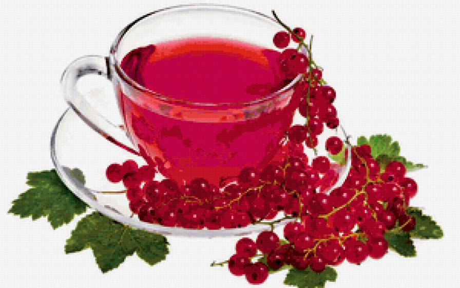 Чай со смородиной - натюрморт - предпросмотр