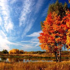 Схема вышивки «Осень»