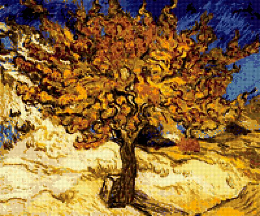 Ван Гог. Тутовое дерево - ван гог - предпросмотр