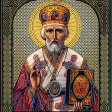 Схема вышивки «Свт Николай Чудотворец»