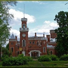 Схема вышивки «Замок Ольги Ольденбурской  в Рамони»