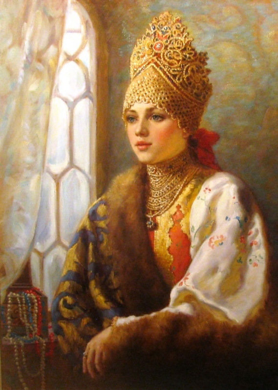 русская красавица - красота - оригинал