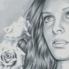 Схема вышивки «Монохром»