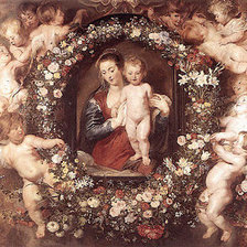 Схема вышивки «мадонна»