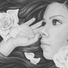 Схема вышивки «Монохром»