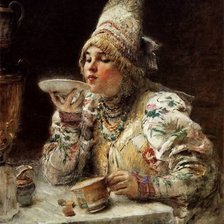 Схема вышивки «купеческая дочь»