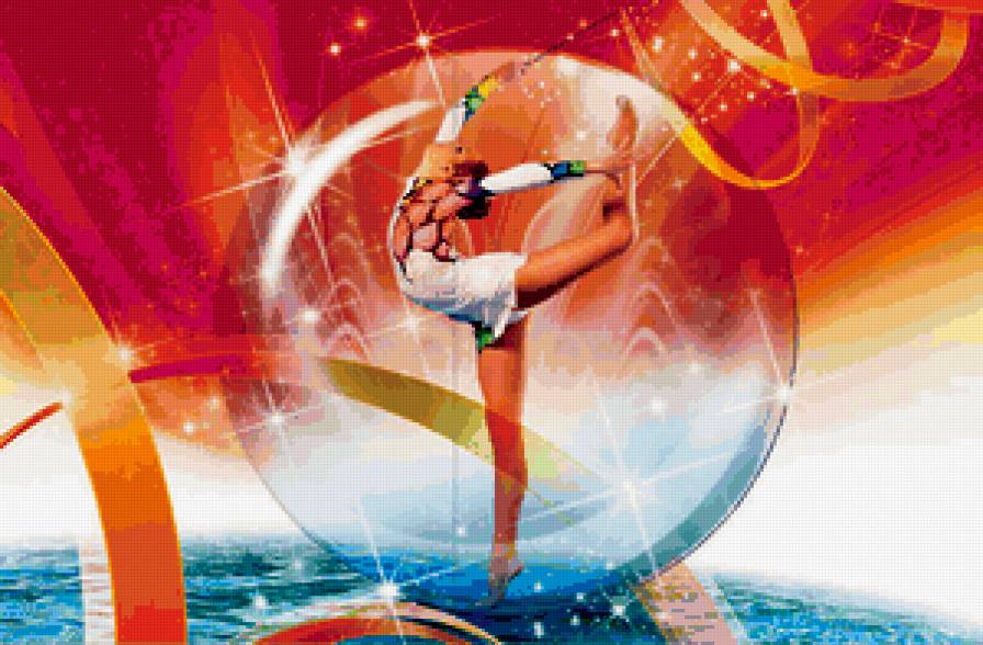 гимнастка - девушка - предпросмотр