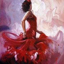 Схема вышивки «танец»