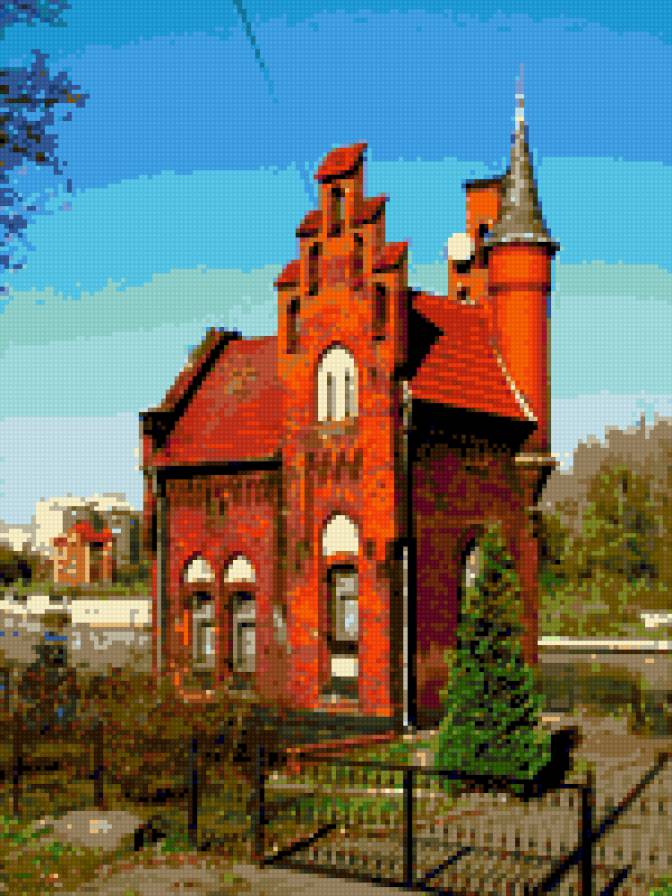 Мостовой домик - калининград, домик, город, кенигсберг - предпросмотр