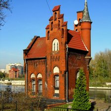 Схема вышивки «Мостовой домик»