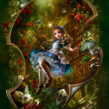 Схема вышивки «алиса»