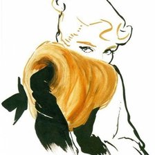 Схема вышивки «Дамочка»