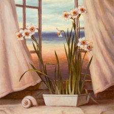 Схема вышивки «окно»