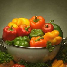 Схема вышивки «овощи»