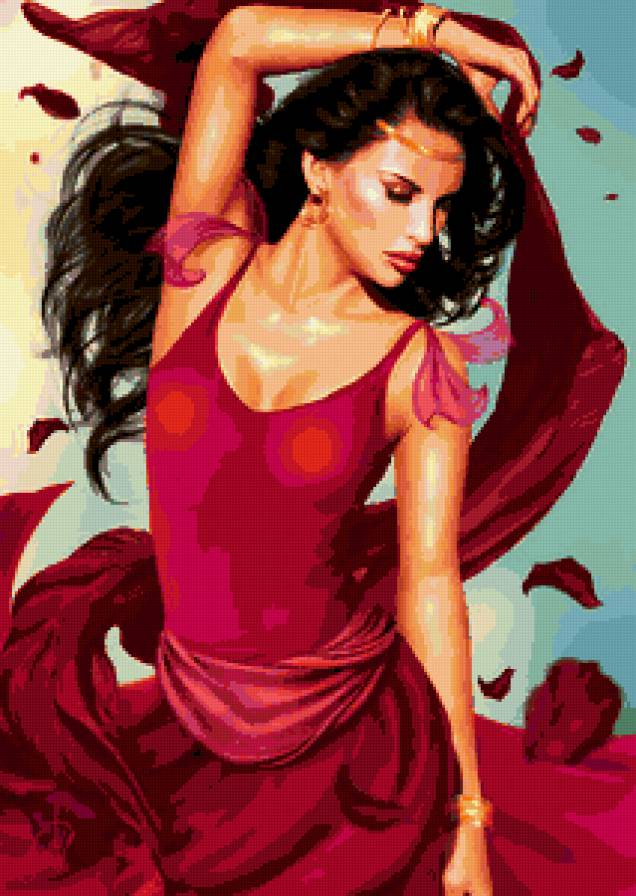 женщина - страсть, образ, портрет, девушка - предпросмотр