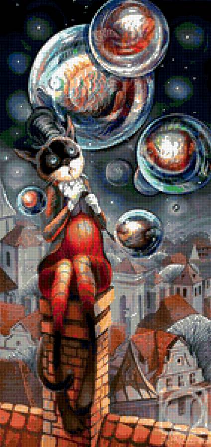 мечты - мечты, город, рыба, кот - предпросмотр