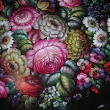 Схема вышивки «хохлома»