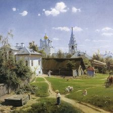 Схема вышивки «Московский дворик»