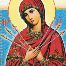 Схема вышивки «семистрельная»