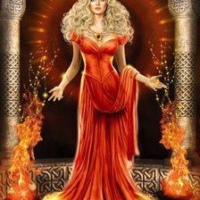 Схема вышивки «девушка»