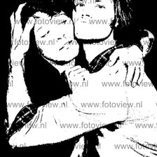 Схема вышивки «Миша и Джаред»