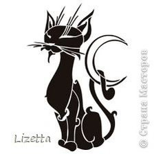 Схема вышивки «Котик 7»