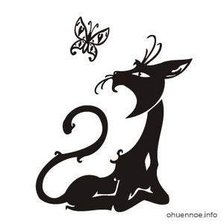 Схема вышивки «Котик 9»