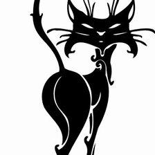 Схема вышивки «Котик 14»