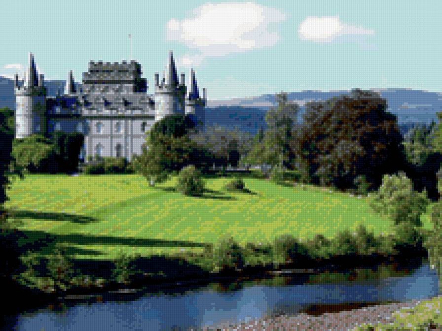 Замок - замок, природа - предпросмотр