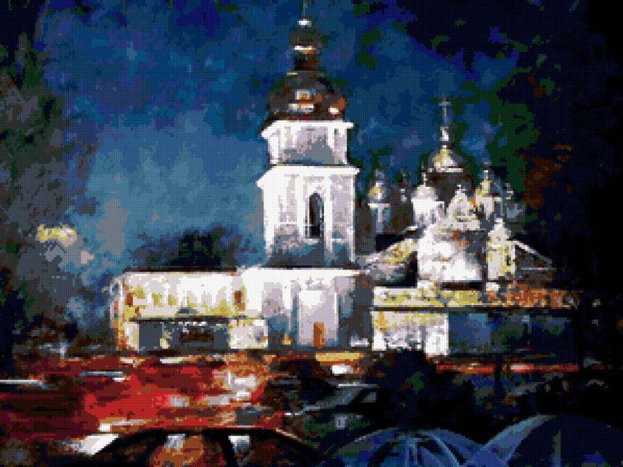 церковь, храм, пейзаж - предпросмотр