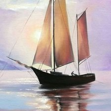 Схема вышивки «паруса»