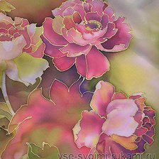 Схема вышивки «цветы»