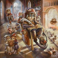 Схема вышивки «дедушка лео»