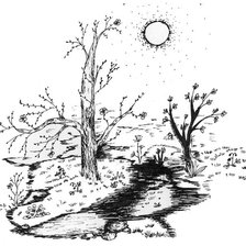 Схема вышивки «Ранняя весна»