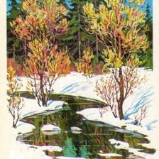 Схема вышивки «Текут ручьи»