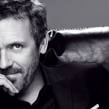 Схема вышивки «Хью Лори»