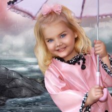 Схема вышивки «Девочка.»