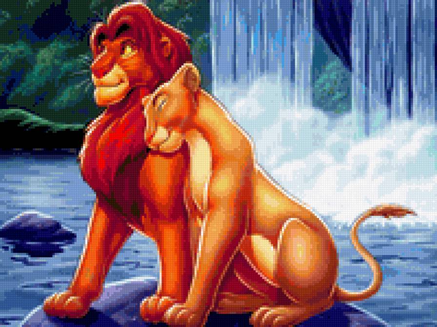 парочка - львы - предпросмотр