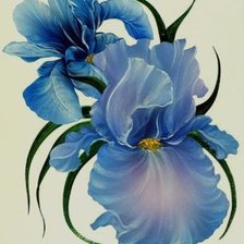 Схема вышивки «Весенние цветы»