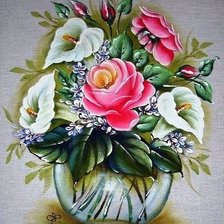 Схема вышивки «С наступлением весны»