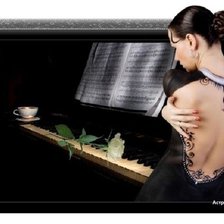 Схема вышивки «Женщина загадка»