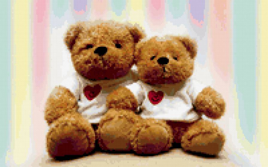 мишки - игрушки, мишки, любовь - предпросмотр