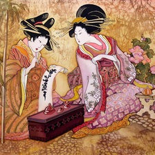 Схема вышивки «япония»