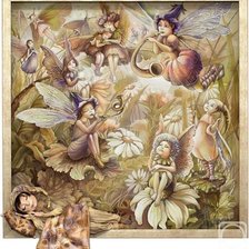 Схема вышивки «лесные феички»